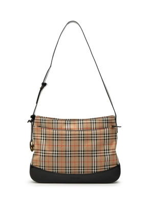 Burberry Pre-Owned 2000-2017 Haymarket Check Canvas shoulder bag - Neutrals
