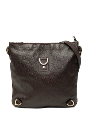 Gucci Pre-Owned 2016-2026 Guccissima Abbey D Ring crossbody bag - Brown