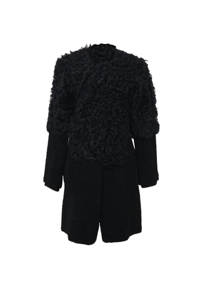 Marni Pre-Owned 2011 shearling fur coat - Black