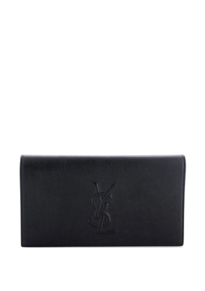 Saint Laurent Pre-Owned Belle de Jour Leather Large clutch bag - Black
