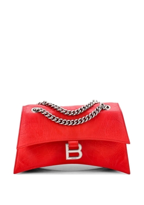 Balenciaga Pre-Owned Crush Chain Flap Bag Leather Small crossbody bag - Red