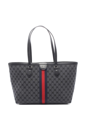Balenciaga Pre-Owned x GUCCI The Hacker Project BB Monogram tote bag - Grey