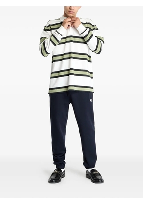 Fred Perry logo-embroidered track pants - Blue