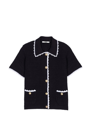 Maje short-sleeve shirt - Blue