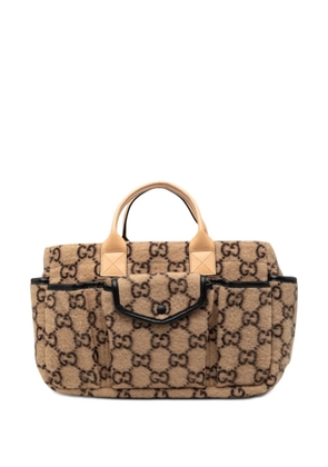 Gucci Pre-Owned 2000-2015 GG Wool Childrens Pocket handbag - Neutrals