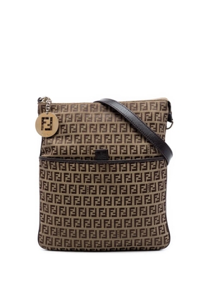 Fendi Pre-Owned 2000-2010 Zucchino Canvas crossbody bag - Neutrals