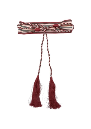 Antonio Marras tassel-detail striped belt - Red