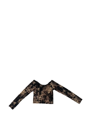 Chrome Hearts Waterfall cross-print top - Neutrals