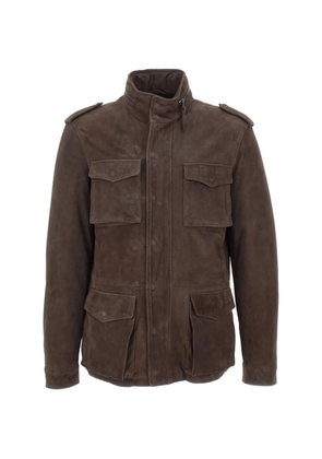 VOLFAGLI Santa Croce Camoscio suede jacket - Brown