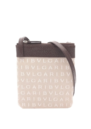 Bvlgari Pre-Owned 2010-2026 Logomania Canvas crossbody bag - Neutrals