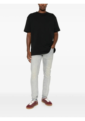 Purple Brand logo-print crew-neck T-shirt - Black