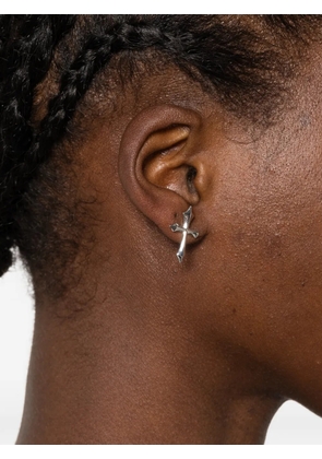 LAG WORLD gothic cross earrings - Silver