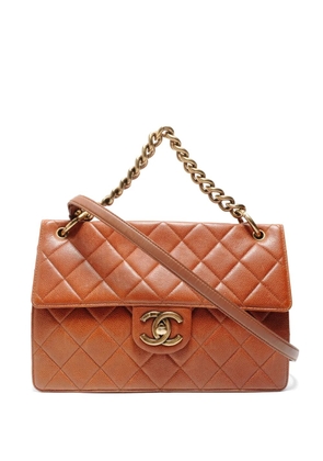 CHANEL Pre-Owned 2012-2013 Deauville quilted handbag - Brown