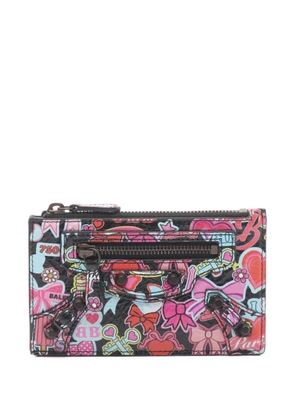 Balenciaga Pre-Owned 2020s Le City graphic-print card holder - Black