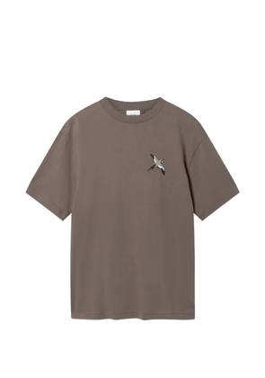Axel Arigato Micro Bee Bird embroidered T-shirt - Brown