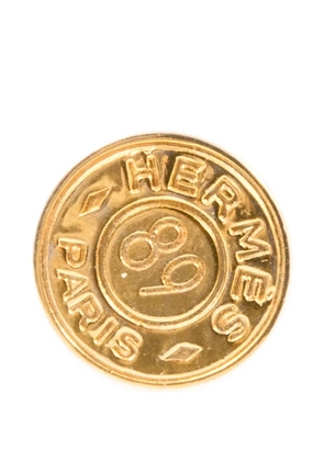 Hermès Pre-Owned 1989 Clou de Selle pin - Gold