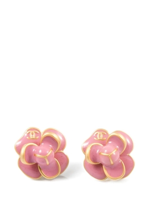 CHANEL Pre-Owned 2000s CC-logo earrings - Gold