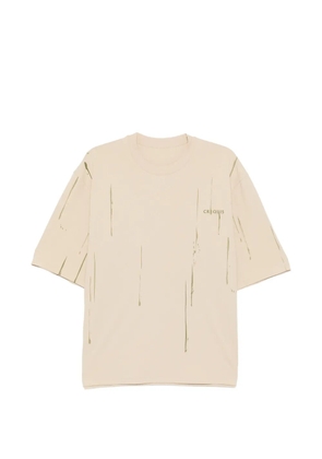 CROQUIS abstract-print T-shirt - Neutrals
