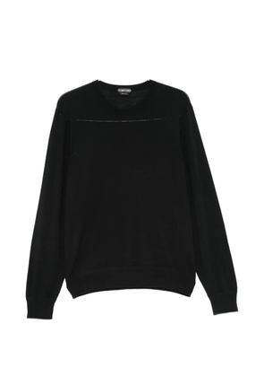 TOM FORD crew-neck long-sleeve sweater - Black