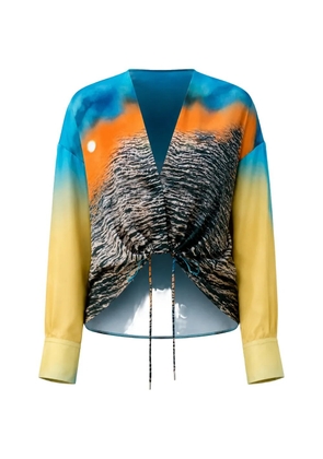 Silvia Tcherassi Merida drawstring blouse - Black