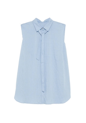 JNBY pinstriped sleeveless shirt - Blue