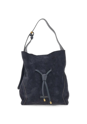 GIANNI CHIARINI Sienna suede bucket bag - Blue