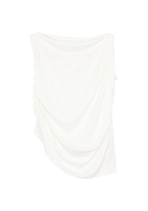 JNBY draped buckle-detail top - White