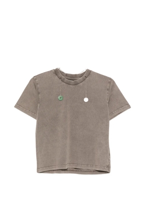 Ottolinger Double Luck Chain T-shirt - Brown