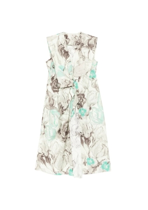 JNBY floral-print oversized dress - Green