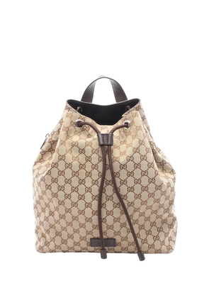 Gucci Pre-Owned 2000-2015 GG Canvas Drawstring backpack - Neutrals