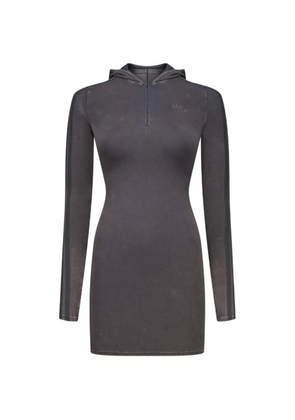 AVAVAV x adidas Originals faded-effect logo-embroidered dress - Black