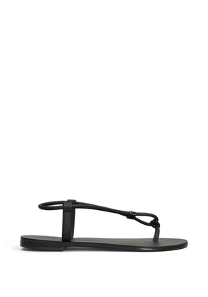 Nicolas Lainas leather flat sandals - Black