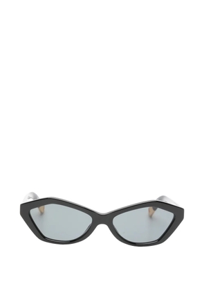 Jacquemus geometric-frame sunglasses - Black