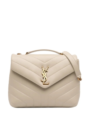 Saint Laurent Pre-Owned 2023 Small Matelasse Calfskin Monogram LouLou shoulder bag - Brown