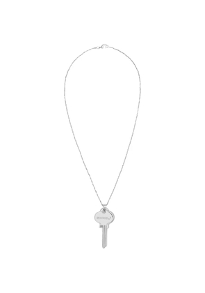 Seen Users Do Not Duplicate key-pendant necklace - Silver
