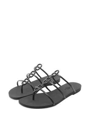 Hermès Pre-Owned Mykonos thong sandals - Black