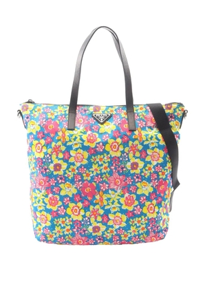 Prada Pre-Owned 2013-2026 Tessuto Stampato Floral Tote satchel - Multicolour