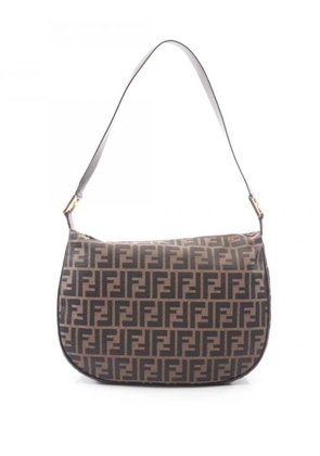 Fendi Pre-Owned 2000-2010 Zucca Canvas shoulder bag - Brown