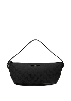 Gucci Pre-Owned 2000-2015 GG Canvas Boat shoulder bag - Black