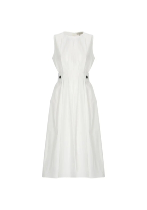 Antonelli Lex pleated midi dress - White