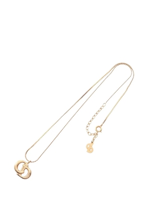 Christian Dior Pre-Owned CD logo necklace - Gold