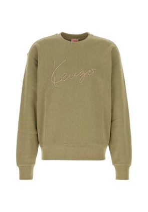 Kenzo Signature embroidered sweatshirt - Green