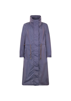 Moorer drawstring coat - Blue