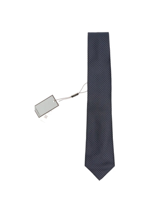 Canali polka-dot twill tie - Blue