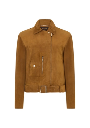 Moorer suede jacket - Brown