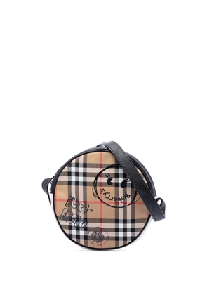 Burberry Pre-Owned 2000-2017 Cartoon House Check Round crossbody bag - Neutrals