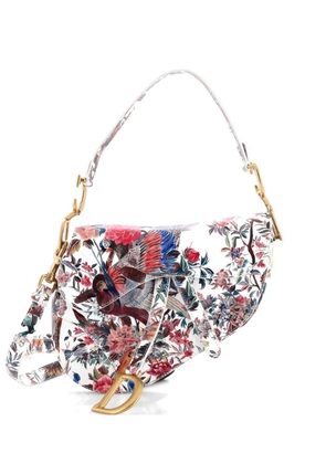 Christian Dior Pre-Owned Saddle Handbag with Strap Printed Leather Medium shoulder bag - Multicolour