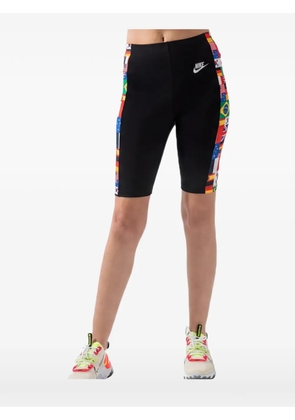 Nike Flag Pack logo-print cycling shorts - Black