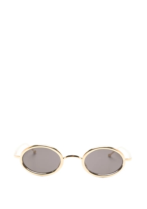 Cartier Eyewear oval-frame sunglasses - Gold