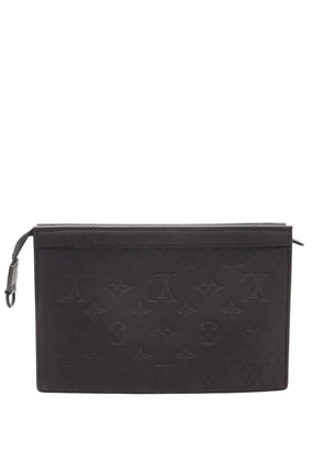 Louis Vuitton Pre-Owned 2021-2026 Monogram Shadow Gaston Wearable Wallet crossbody bag - Black
